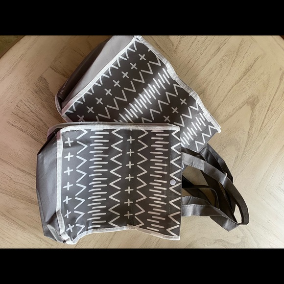 Target Bags 2 Reusable Target Gray White Bag Poshmark